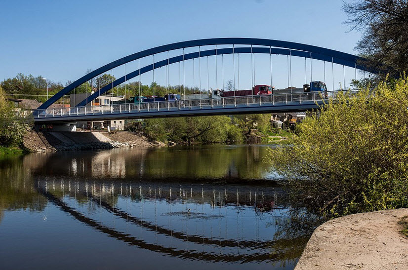 Dokončený most 7.5.2019 most Podhůří Svinary
